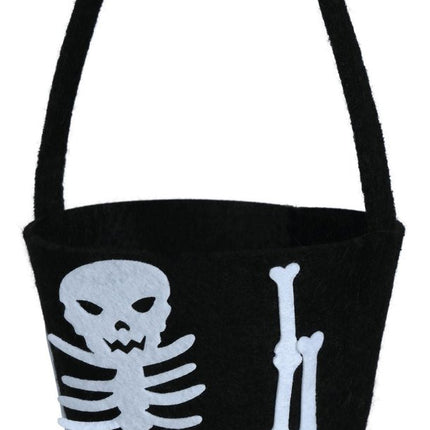 Halloween Snoepbakje Skelet 12cm - Partywinkel - 8434077249840