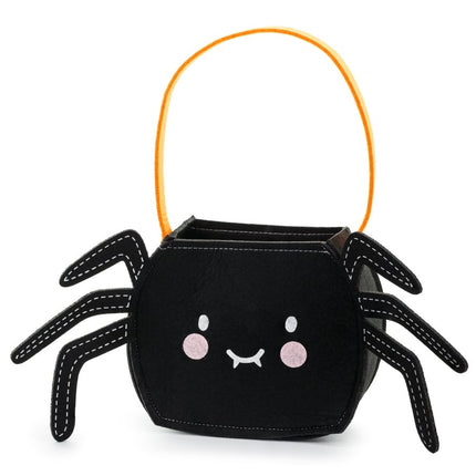 Halloween Snoepbakje Zwart Spin - Partywinkel - 5904555045316