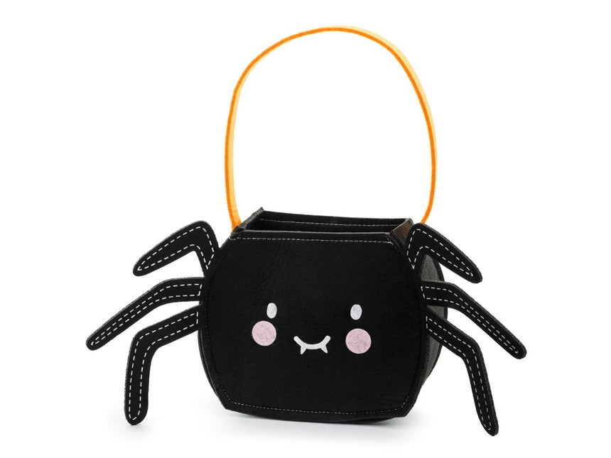 Halloween Snoepbakje Zwart Spin - Partywinkel - 5904555045316