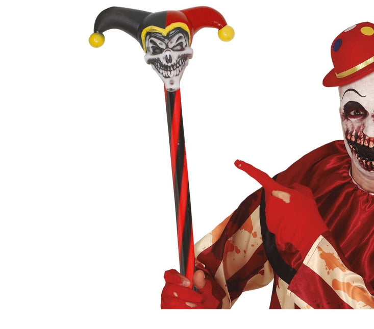 Halloween Staf Clown 90cm van Fiestas Guirca koop je bij Partywinkel