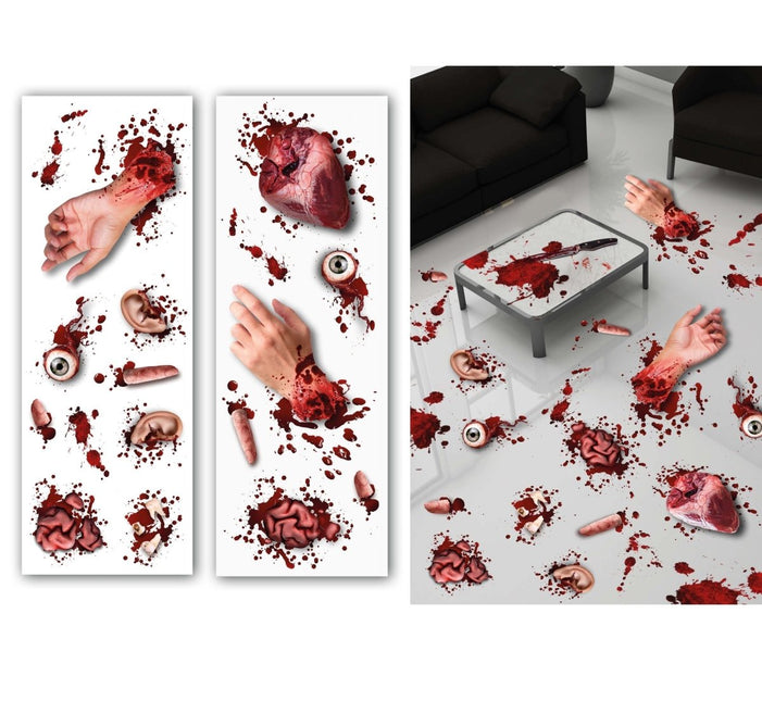 Halloween Stickers Organen 70cm - Partywinkel - 8434077268445
