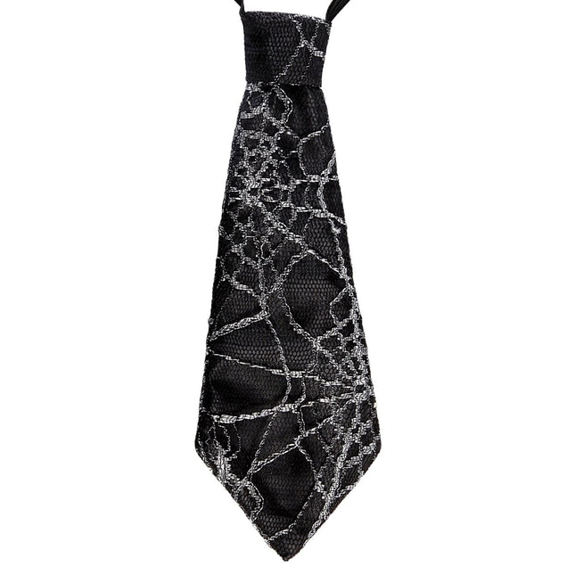 Halloween Stropdas Spinnenweb van Widmann koop je bij Partywinkel