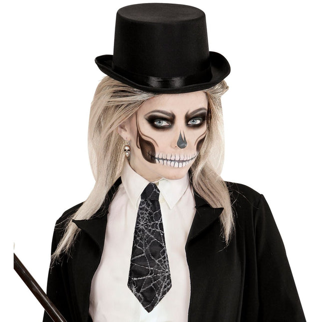 Halloween Stropdas Spinnenweb van Widmann koop je bij Partywinkel