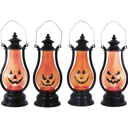 Halloween Tafeldecoratie Lantaarn Pompoen 16cm van Fiestas Guirca koop je bij Partywinkel
