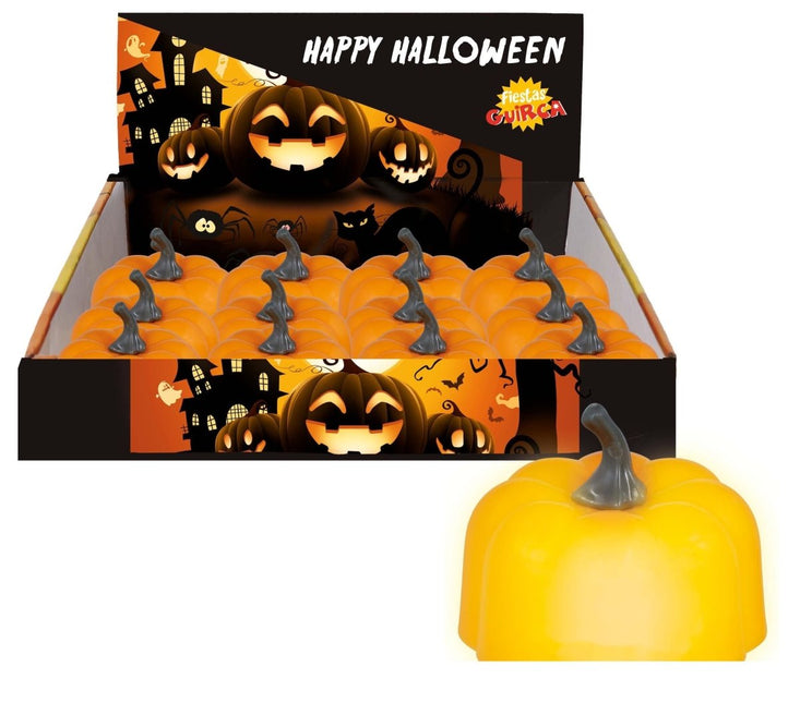 Halloween Tafeldecoratie Pompoen Licht van Fiestas Guirca koop je bij Partywinkel