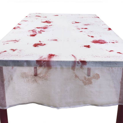 Halloween Tafelkleed Bloederig Deluxe 1,8cm van Boland koop je bij Partywinkel