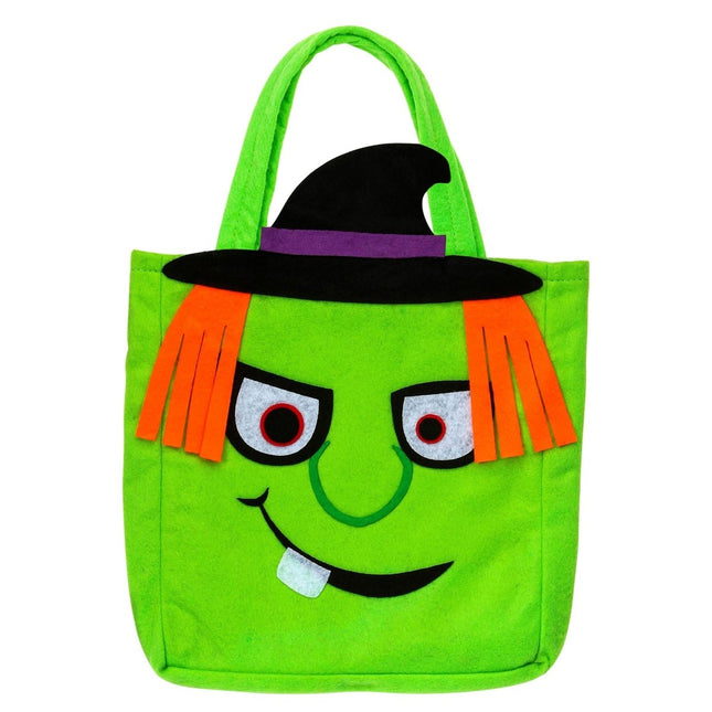 Halloween Tas Groen Heks van Widmann koop je bij Partywinkel