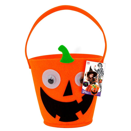 Halloween Tas Oranje Pompoen van Widmann koop je bij Partywinkel