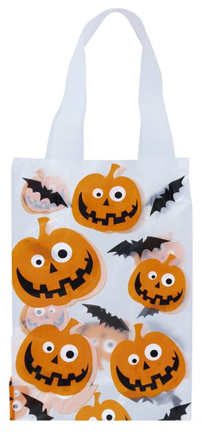 Halloween Tasjes Pompoen 14x30cm 6st van Fiestas Guirca koop je bij Partywinkel