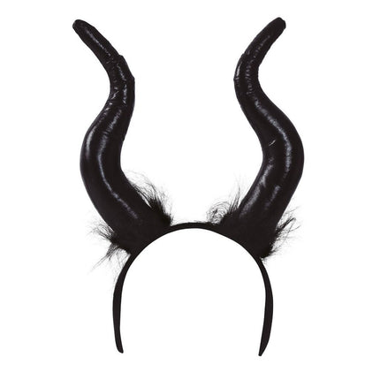 Halloween Tiara Hoge Hoorns van Fiestas Guirca koop je bij Partywinkel