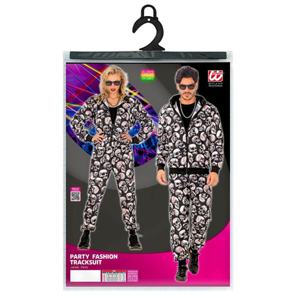 Halloween Trainingspak Fout Schedels van Widmann koop je bij Partywinkel