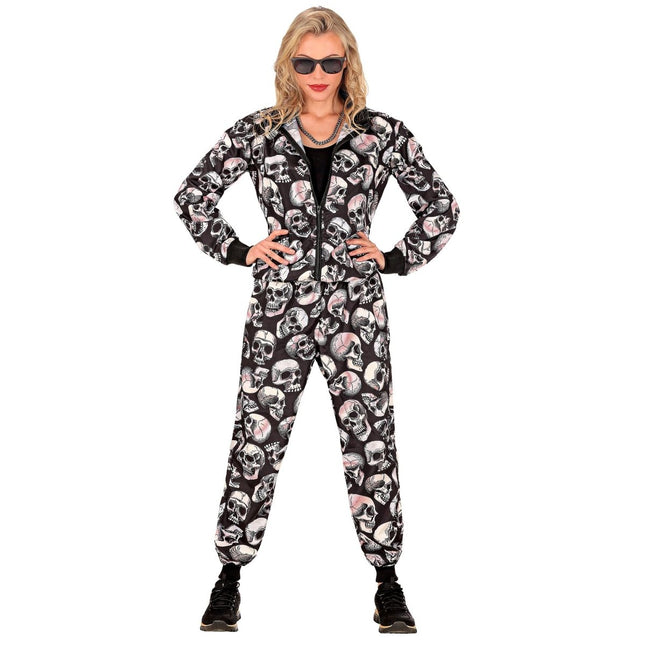 Halloween Trainingspak Fout Schedels van Widmann koop je bij Partywinkel