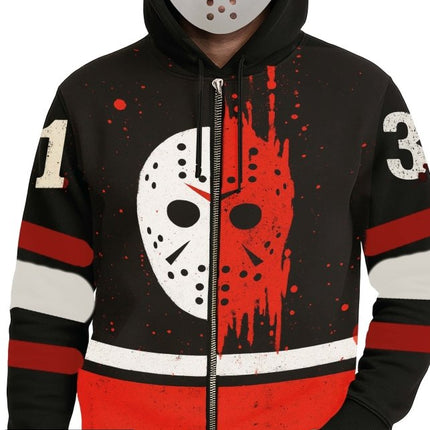 Halloween Trui Heren Moordenaar Met Masker van Fiestas Guirca koop je bij Partywinkel