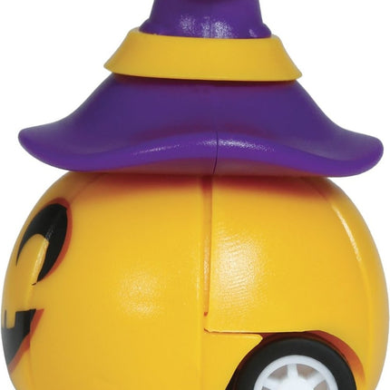 Halloween Uitdeelcadeautjes Pompoen Met Wiel 6cm 12st - Partywinkel - 8434077269480