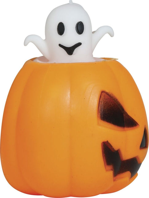 Halloween Uitdeelcadeautjes Spook Pompoenen 5cm 12st - Partywinkel - 8434077190852