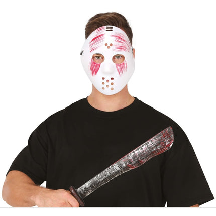 Halloween Verkleedset Masker Met Machet - Partywinkel - 8434077200575