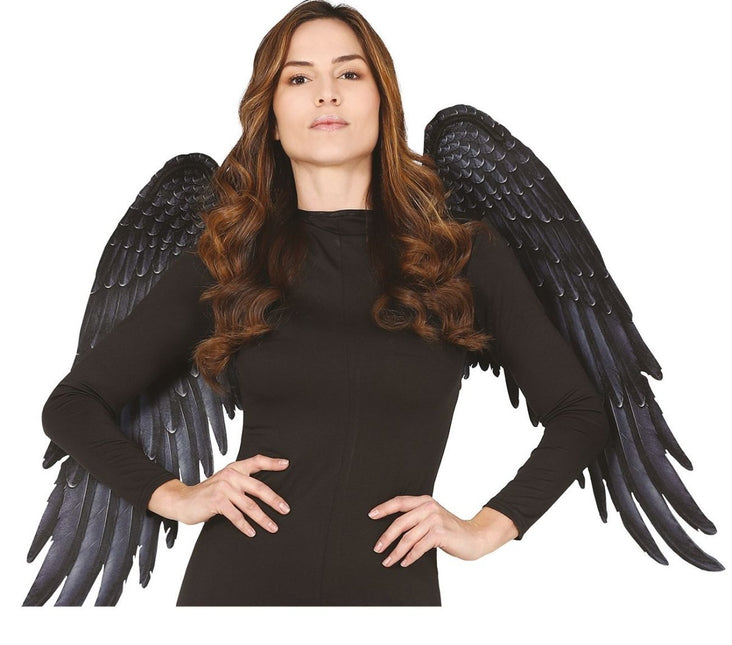 Halloween Vleugels Stof Grijs 1,05m van Fiestas Guirca koop je bij Partywinkel