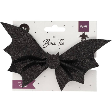 Halloween Vlinderstrik Vleermuis Happy Halloween van Folat koop je bij Partywinkel