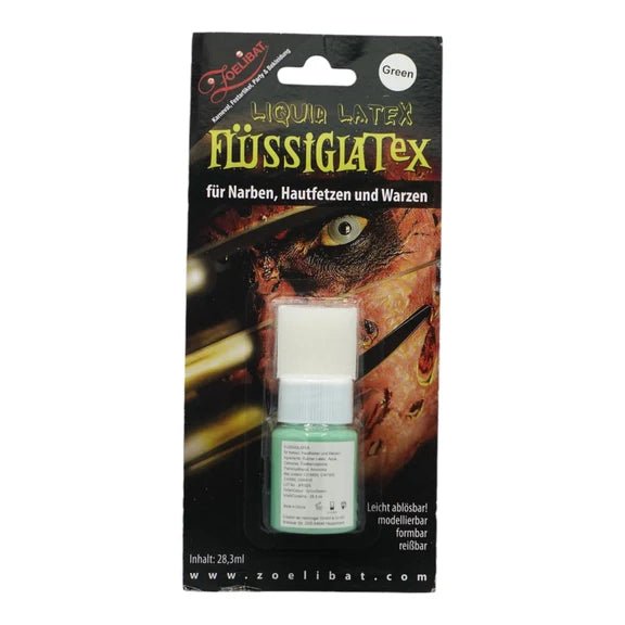 Halloween Vloeibare Latex Groen 28ml van VDV Benefit koop je bij Partywinkel