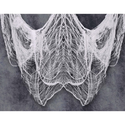 Halloween Wit Net Stof 5m van Fiestas Guirca koop je bij Partywinkel