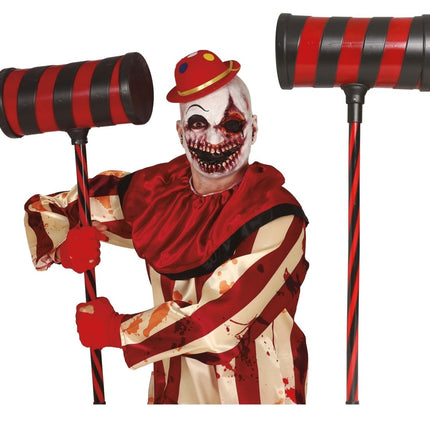 Hamer Killer Clown 79cm van Fiestas Guirca koop je bij Partywinkel