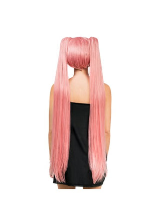 Hana-Perücke, rosa, 99 cm