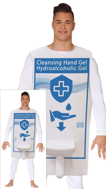 Handgel Dispenser Kostuum L van Fiestas Guirca koop je bij Partywinkel