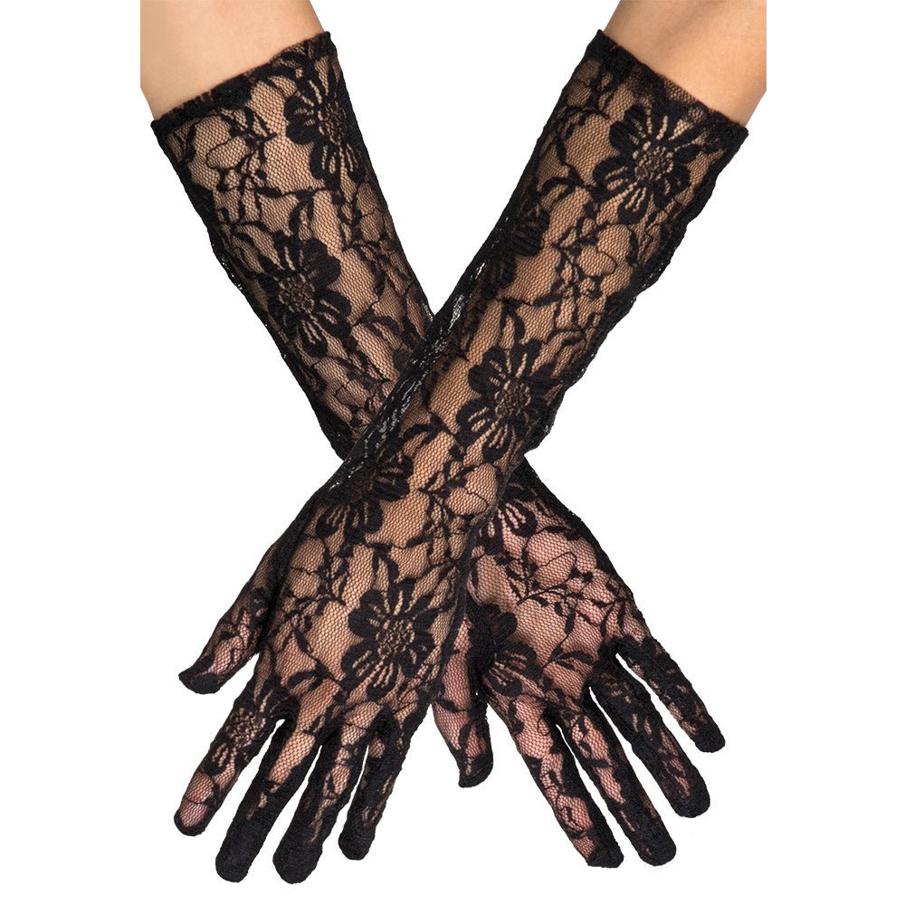 handschuhe lang schwarz Handschuhe Lange Spitze Schwarz – Partywinkel