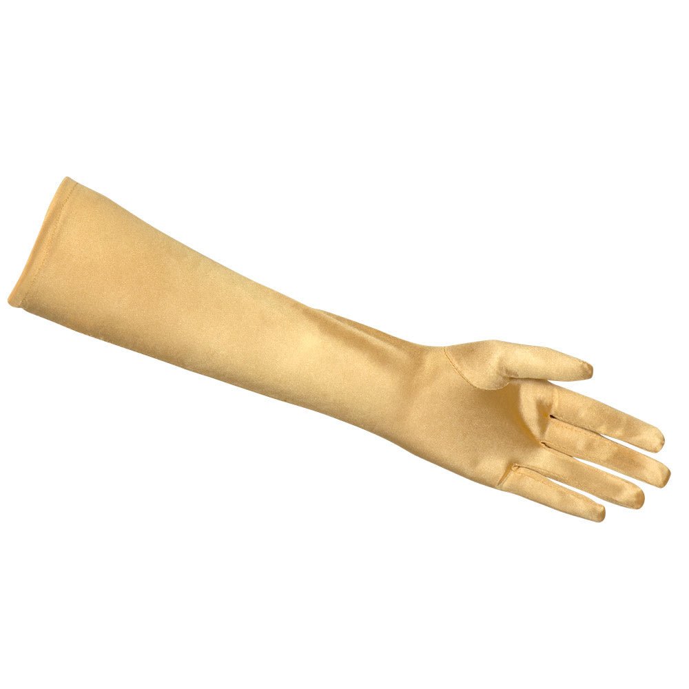 handschuhe gelb lang Handschuhe Lang Satin Gold – Partywinkel