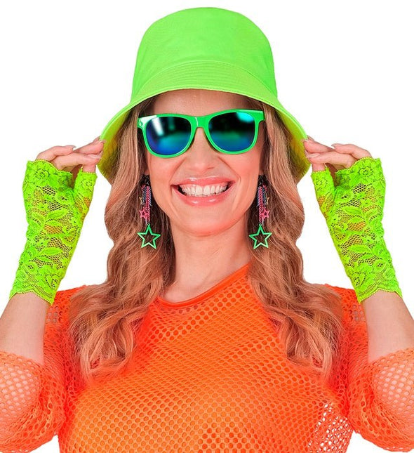 handschuhe neon grün Handschuhe Neon Grün Spitze – Partywinkel