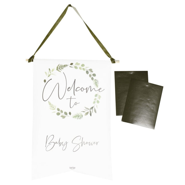 Hangdecoratie Bord Babyshower 40cm van Ginger Ray koop je bij Partywinkel