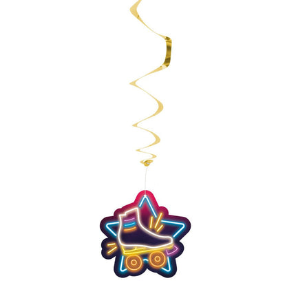 Hangdecoratie Disco Fever 85cm 2st van Boland koop je bij Partywinkel