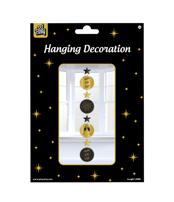 Hangdecoratie Happy New Year 120cm van Paper Dreams koop je bij Partywinkel