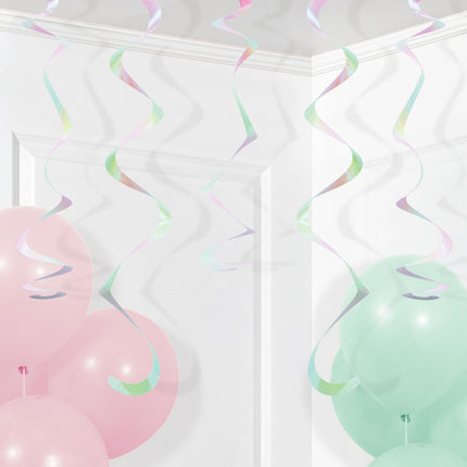 Hangdecoratie Holografisch 10st van Creative Converting koop je bij Partywinkel