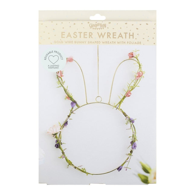 Hangdecoratie Konijn Metaal 32cm van Ginger Ray koop je bij Partywinkel