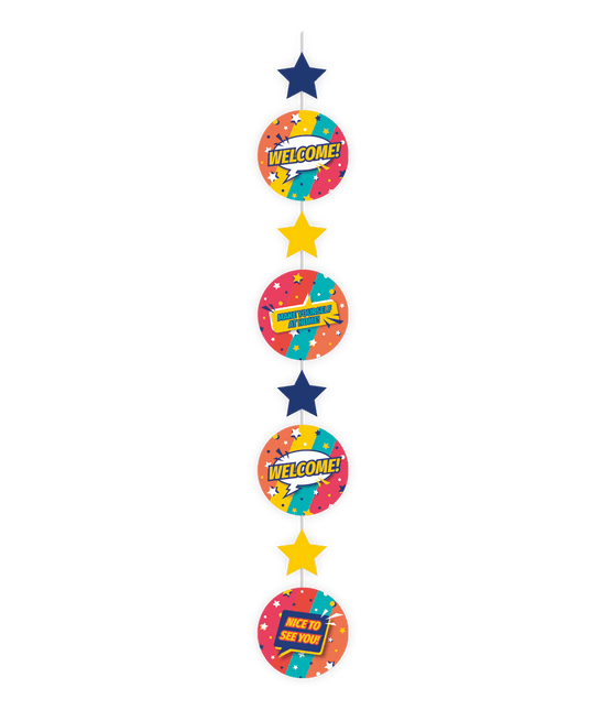 Hangdecoratie Welcome 120cm van Paper Dreams koop je bij Partywinkel
