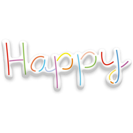 Happy Birthday Helium Ballon 3D 56cm van Folat koop je bij Partywinkel