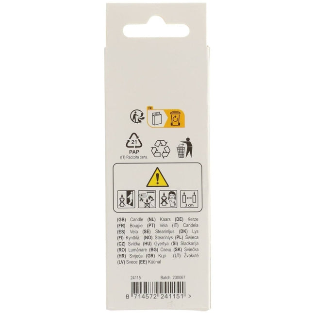 Happy Birthday Kaars 5 Jaar 7cm van Folat koop je bij Partywinkel