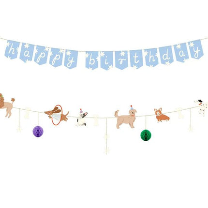 Happy Birthday Letterslinger Honden 2,1m van Partydeco koop je bij Partywinkel