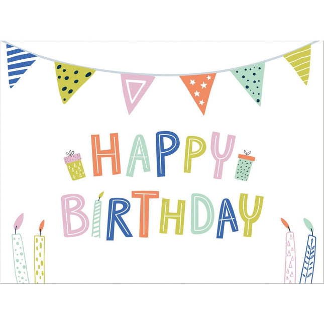 Happy Birthday Placemats Eco 6st van Folat koop je bij Partywinkel