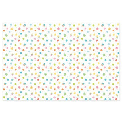 Happy Birthday Tafelkleed Gekleurd Taart En Cadeautjes 1,8m van WeFiesta koop je bij Partywinkel