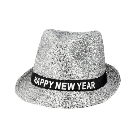 Happy New Year Hoed Glitter - Partywinkel - 8712026134509