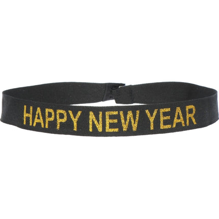 Happy New Year Hoed Goud Panter - Partywinkel - 8714572044530