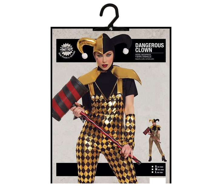 Harlekijn Halloween Kostuum Dames van Fiestas Guirca koop je bij Partywinkel