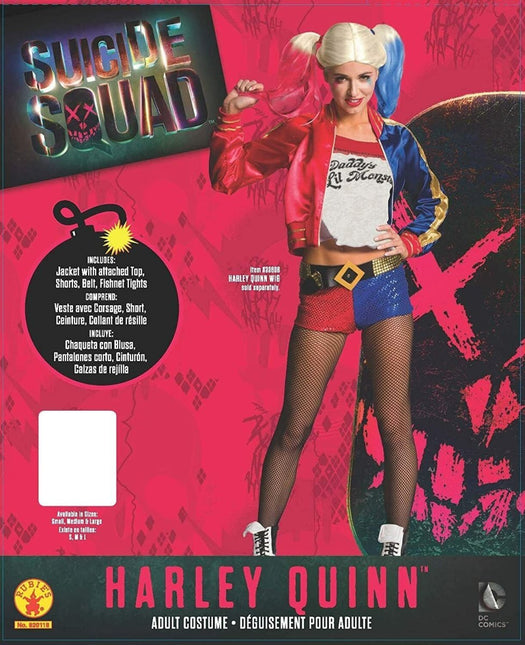 Harley Quinn Kostuum 4 delig van Rubies koop je bij Partywinkel