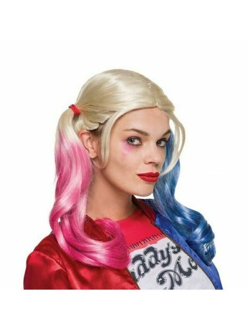 Harley Quinn Pruik Staartjes van Rubies koop je bij Partywinkel