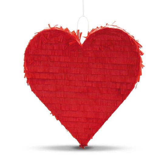 Hart Pinata Rood 45cm van VDV Benefit koop je bij Partywinkel