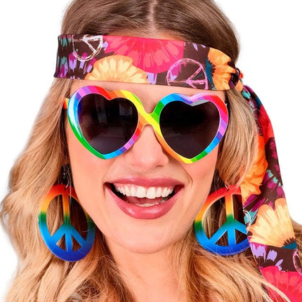 Hartjes Bril Regenboog van Widmann koop je bij Partywinkel