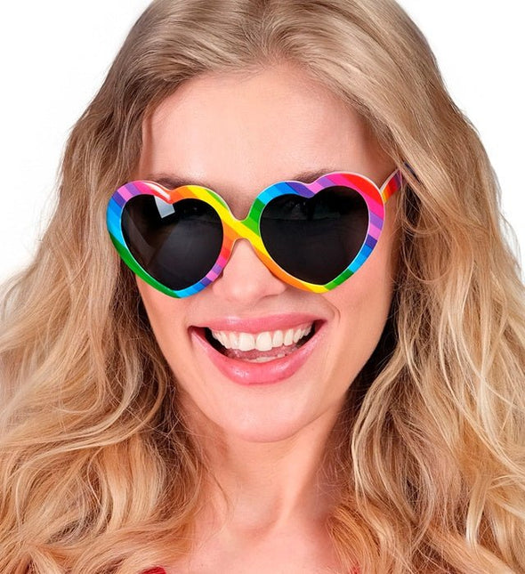 Hartjes Bril Regenboog van Widmann koop je bij Partywinkel