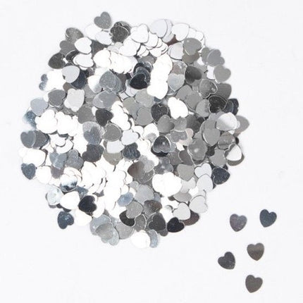 Hartjes Confetti Zilver 14g van Riethmueller koop je bij Partywinkel